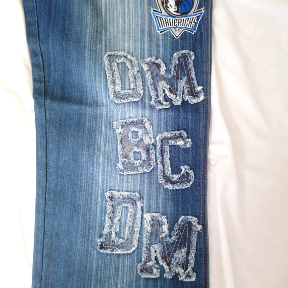 NBA UNK Denim Jeans Sz 40 Team Logo Patch - Picture 9 of 14